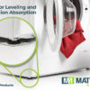 MatNiks NBF Rubber Sheet Vibration Absorption and Leveling White